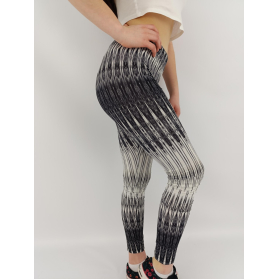 h&m elastyczne legginsy wygodne ornament prin | Lapciucha.pl
