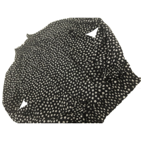 PIECES elegancka BLUZKA szyfonowa RETRO w gro | Lapciucha.pl