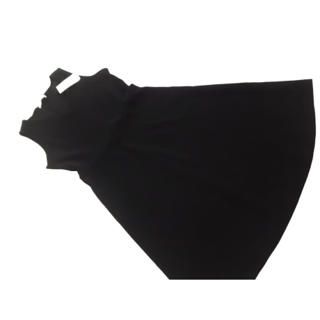 MANGO elegancka SUKIENKA trapezowa CZARNA mid | Lapciucha.pl