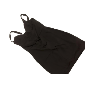 FEMME LUXE satynowa SUKIENKA mała czarna MINI | Lapciucha.pl