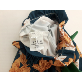 SHEIN eleganckie SPODNIE z kokardką KWIATY mo | Lapciucha.pl