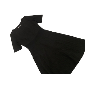 NEXT tłoczona SUKIENKA rozkloszowana CZARNA k | Lapciucha.pl