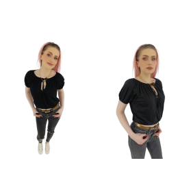 atmosphere krótka bluzka dresowa modna z mars | Lapciucha.pl