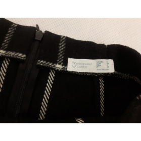 PRIMARK ciepła SPÓDNICZKA czarna KRATKA wysok | Lapciucha.pl