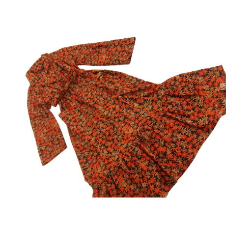 Stylowy SZLAFROK z falbanami VINTAGE retro KW | Lapciucha.pl