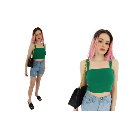the fashion bible elastyczna bluzka crop top | Lapciucha.pl