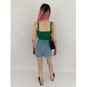 the fashion bible elastyczna bluzka crop top | Lapciucha.pl