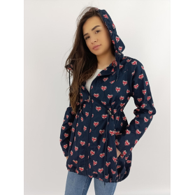 denim co asymetryczna kurtka parka z printem | Lapciucha.pl