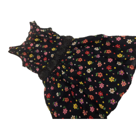 TOPSHOP bawełniana SUKIENKA z ażurem KWIATY c | Lapciucha.pl