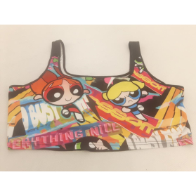 Kolorowy CROP TOP do spania ATOMÓWKI wzory PR | Lapciucha.pl