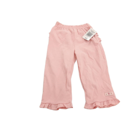 MATALAN dresowe SPODNIE z falbanką PINK wygod | Lapciucha.pl