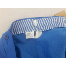 Modne eleganckie SPODNIE CHINOSY short BLUE | Lapciucha.pl
