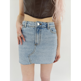denim co jeansowa spódniczka mini modna prost | Lapciucha.pl