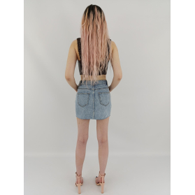 denim co jeansowa spódniczka mini modna prost | Lapciucha.pl