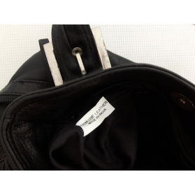 CLARKS skórzana TOREBKA z klamrami CZARNA zip | Lapciucha.pl