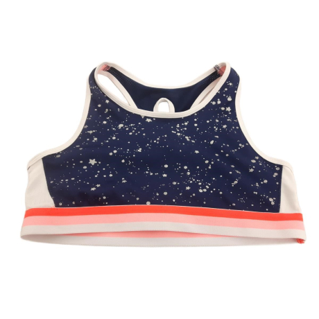ZARA sportowy TOP STANIK granatowy WZORY wygo | Lapciucha.pl