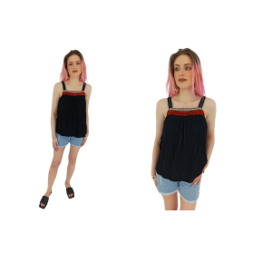 papaya cienka bluzka top z frędzlami modna bo | Lapciucha.pl