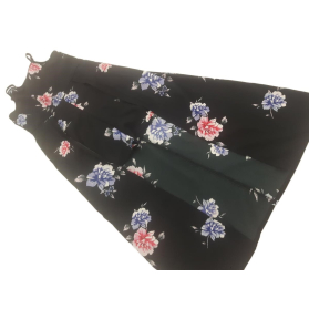 BONPRIX stylowy KOMBINEZON ze spódnicą KWIATY | Lapciucha.pl