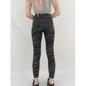 primark sportowe legginsy bezszwowe zebra wyg | Lapciucha.pl