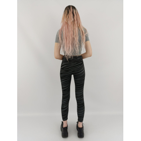 primark sportowe legginsy bezszwowe zebra wyg | Lapciucha.pl