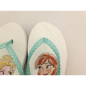 DISNEY białe gumowe KLAPKI JAPONKI basenowe K | Lapciucha.pl