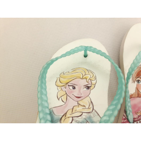 DISNEY białe gumowe KLAPKI JAPONKI basenowe K | Lapciucha.pl
