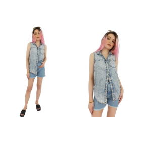 denim co koszulowa bluzka postarzana modna a' | Lapciucha.pl