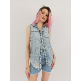 denim co koszulowa bluzka postarzana modna a' | Lapciucha.pl