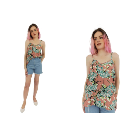 topshop cienka bluzka top na lato kwiaty wygo | Lapciucha.pl