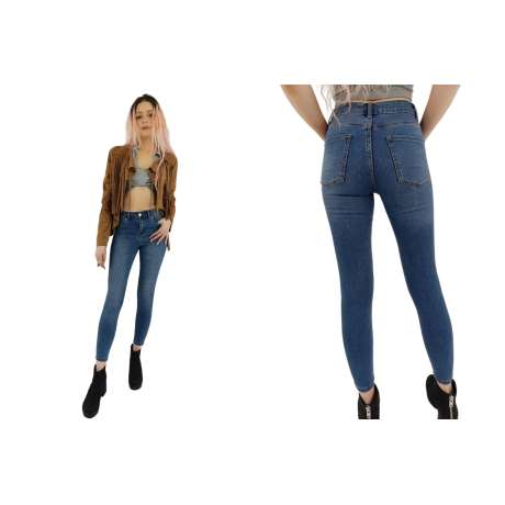 denim co jeansowe spodnie rurki wygodne modne | Lapciucha.pl