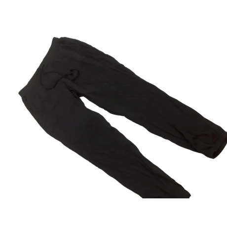 DIVERSE satynowe SPODNIE JOGGERY czarne MODNE | Lapciucha.pl