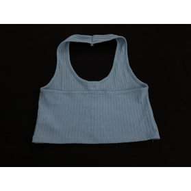ROMWE dzianinowa BLUZKA CROP TOP w paski _ S | Lapciucha.pl