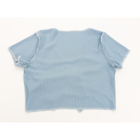 ROMWE postarzana BLUZKA CROP TOP z krótkim rę | Lapciucha.pl