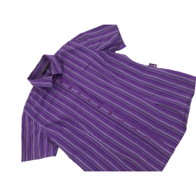 DIMENSIONS fioletowa KOSZULA paski UNIFORM _ | Lapciucha.pl