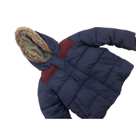 JOHN LEWIS pikowana KURTKA ocieplana NAVY zim | Lapciucha.pl