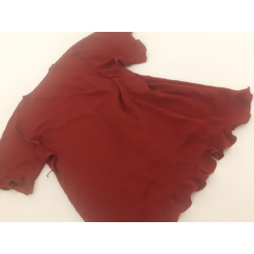 H&M satynowy SZLAFROK z falbankami OVERSIZE b | Lapciucha.pl
