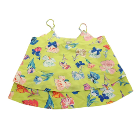 ASOS cienka BLUZKA TOP na lato KWIATY zielona | Lapciucha.pl