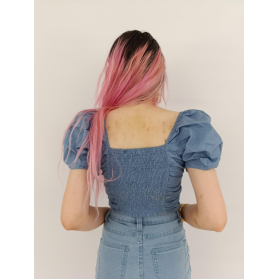 prettylittlething bawełniana bluzka crop top | Lapciucha.pl