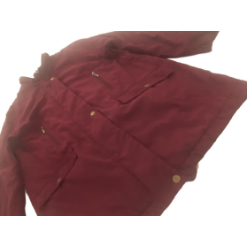 M&S burgundowa KURTKA PARKA zimowa OVERSIZE w | Lapciucha.pl