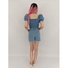 prettylittlething bawełniana bluzka crop top | Lapciucha.pl