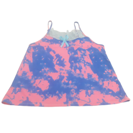 Elastyczny TOP do spania TIE DYE z koronką WY | Lapciucha.pl