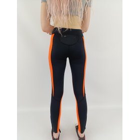 ELLESSE sportowe LEGGINSY z siateczką NEON ki | Lapciucha.pl