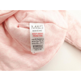 M&S dresowy PŁASZCZYK przejściowy PINK melanż | Lapciucha.pl