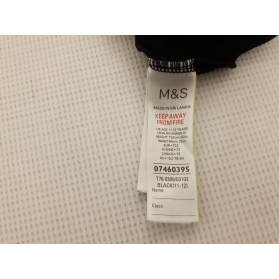 M&S dzianinowa SPÓDNICZKA dopasowana CZARNA m | Lapciucha.pl