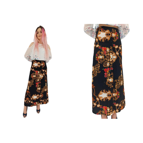 new collection stylowa spódnica maxi z orname | Lapciucha.pl