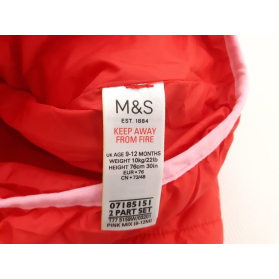 M&S pikowana KURTKA przejściowa WYGODNA czerw | Lapciucha.pl