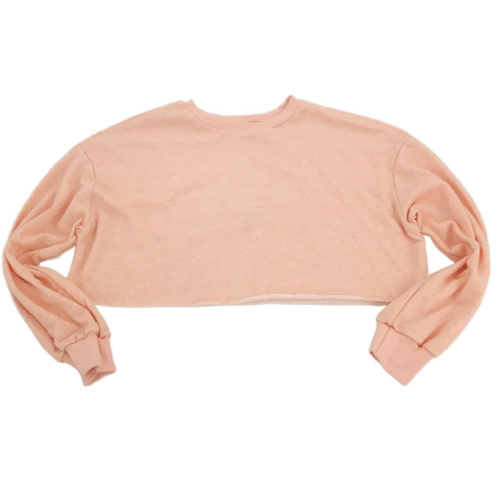 SHEIN krótka BLUZA postarzana OVERSIZE w mela | Lapciucha.pl