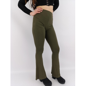 prettylittlething dresowe spodnie dzwony wyso | Lapciucha.pl