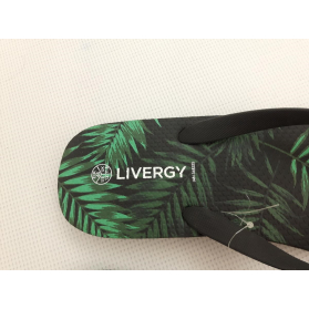 LIVERGY gumowe KLAPKI JAPONKI basenowe LIŚCIE | Lapciucha.pl