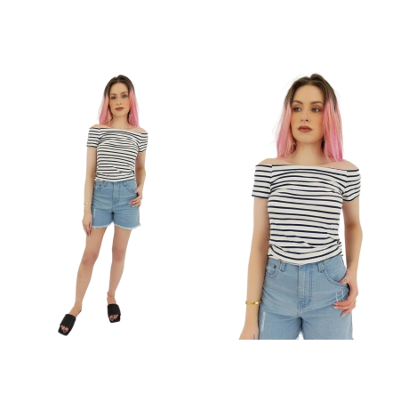 dorothy perkins dresowa bluzka z odkrytymi ra | Lapciucha.pl